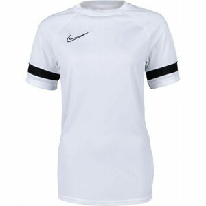 Nike DRI-FIT ACADEMY Pánské fotbalové tričko, bílá, velikost obraz