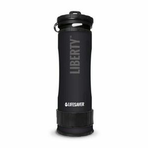 Lifesaver filtrační a čistící láhev na vodu, 400ml, černá obraz