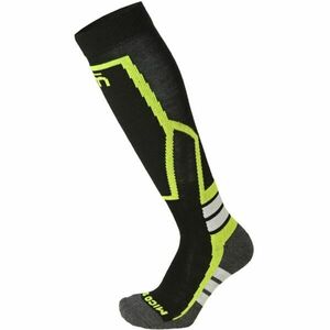 Mico CALZA SKI WARM CONTROL MEDIUM K Dětské vysoké lyžařské ponožky, černá, velikost obraz