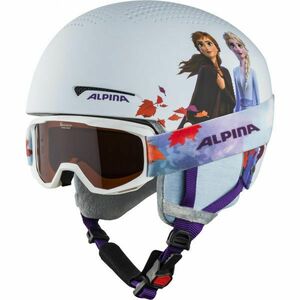 Alpina Sports ZUPO DISNEY SET Dětská lyžařská helma a brýle, bílá, velikost obraz