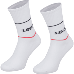 Levi's® SHORT CUT LOGO SPORT 2P MIX Ponožky, bílá, velikost obraz
