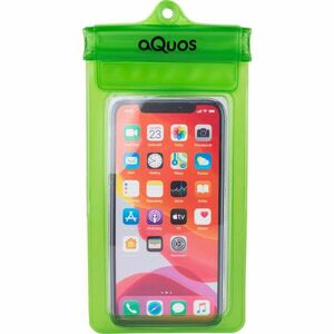 AQUOS PHONE DRY BAG Vodotěsné pouzdro na mobil, zelená, veľkosť UNI obraz
