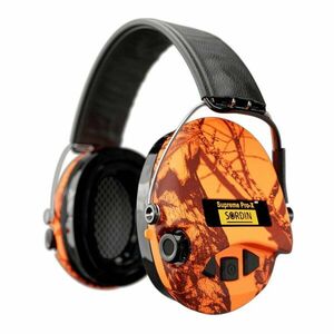 Elektronické chrániče sluchu Supreme Pro-X LED Sordin® – Oranžová (Barva: Oranžová) obraz