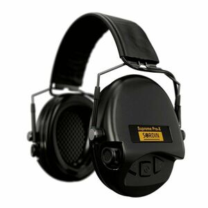Elektronické chrániče sluchu Supreme Pro-X Slim Sordin® – Černá (Barva: Černá) obraz