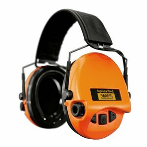 Elektronické chrániče sluchu Supreme Pro-X Slim Sordin® – Oranžová (Barva: Oranžová) obraz