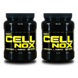 1 + 1 Zdarma: CellNOX Muscle Pump od Best Nutrition 625 g + 625 g Lemon-Mint obraz