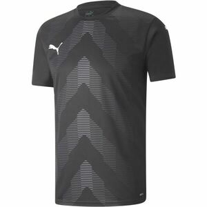 Puma TEAMGLORY JERSEY TEE Pánské fotbalové triko, černá, velikost obraz