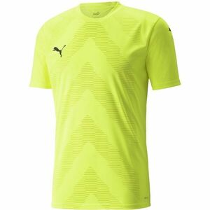 Puma TEAMGLORY JERSEY TEE Pánské fotbalové triko, žlutá, velikost obraz
