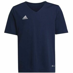 adidas ENTRADA 22 JERSEY Juniorský fotbalový dres, tmavě modrá, velikost obraz