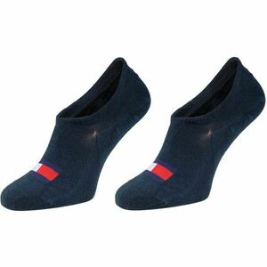 Tommy Hilfiger FOOTIE HIGH CUT 2P FLAG Unisexové ponožky, tmavě modrá, velikost obraz