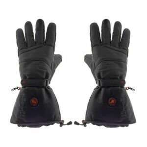 Kožené vyhřívané lyžařské a moto rukavice Glovii GS5 černá XL obraz