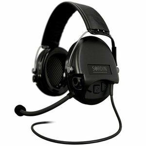 Elektronické chrániče sluchu Supreme Mil-Spec CC Sordin®, s mikrofonem – Černá (Barva: Černá) obraz