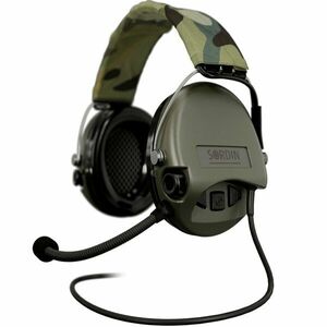 Elektronické chrániče sluchu Supreme Mil-Spec CC Sordin®, s mikrofonem – Zelená (Barva: Zelená) obraz
