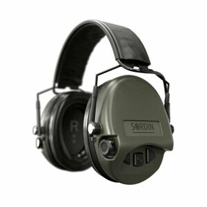 Elektronické chrániče sluchu Supreme Mil-Spec AUX SFA Sordin® – Zelená (Barva: Zelená) obraz
