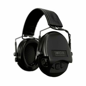 Elektronické chrániče sluchu Supreme Mil-Spec AUX Sordin® – Černá (Barva: Černá) obraz