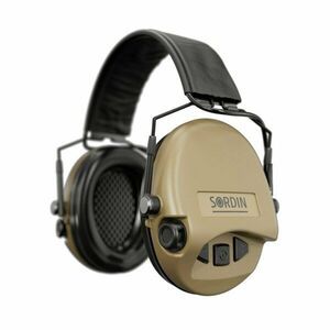 Elektronické chrániče sluchu Supreme Mil-Spec AUX Sordin® – Písková (Barva: Písková) obraz