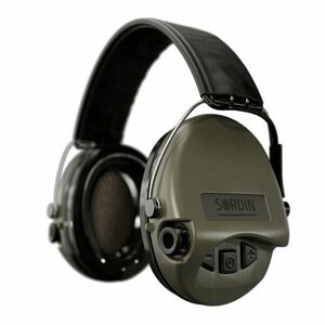 Elektronické chrániče sluchu Supreme Basic AUX Sordin® (Barva: Zelená) obraz