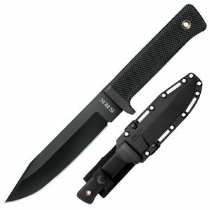 Nůž Survival Rescue Knife SK5 Cold Steel® – Černá čepel, Černá (Barva: Černá, Varianta: Černá čepel) obraz