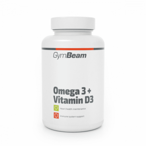 Omega 3 + Vitamín D3 90 kaps. - GymBeam obraz