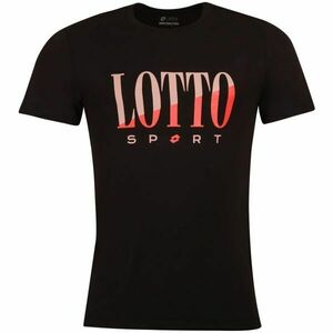 Lotto SUPRA VI TEE Pánské tričko, černá, velikost obraz