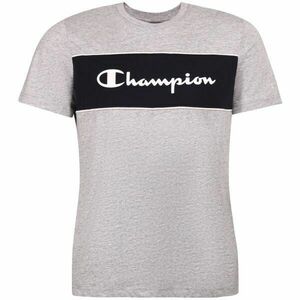 Champion CREWNECK COLOR BLOCK T-SHIRT Pánské tričko, šedá, velikost obraz