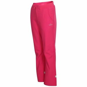 Lewro CARNOLO Dívčí softshellové kalhoty, růžová, velikost obraz
