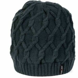 Finmark WINTER HAT Dámská zimní pletená čepice, tmavě modrá, velikost obraz