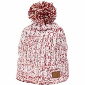 Finmark WINTER HAT Dámská zimní pletená čepice, červená, velikost obraz