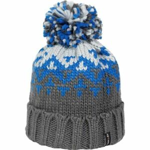 Finmark WINTER HAT Zimní pletená čepice, šedá, velikost obraz