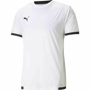 Puma TEAM LIGA JERSEY TEE Pánské fotbalové triko, bílá, velikost obraz