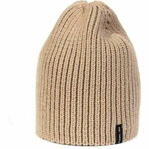 Finmark WINTER HAT Zimní pletená čepice, béžová, velikost obraz