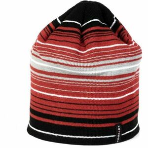 Finmark WINTER HAT Zimní pletená čepice, červená, velikost obraz