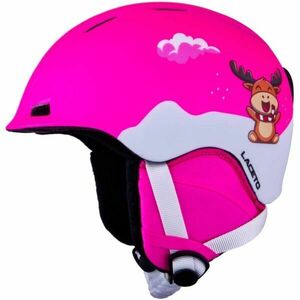 Laceto REINDEER Dětská lyžařská helma, růžová, velikost obraz