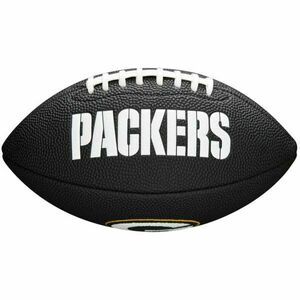 Wilson MINI NFL TEAM SOFT TOUCH FB BL GB Mini míč na americký fotbal, černá, veľkosť UNI obraz