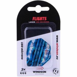 Windson FLUX LASER Set tří letek k šipkám, modrá, velikost obraz