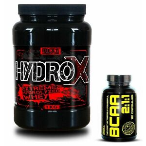 Hydro X + BCAA 2: 1: 1 Zdarma od Best Nutrition 1000 g + 120 kaps. Čokoláda obraz