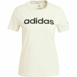 adidas LINEAR TEE Dámské tričko, béžová, velikost obraz
