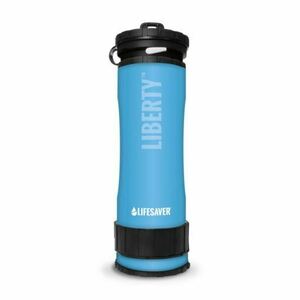 Lifesaver filtrační a čistící láhev na vodu, 400ml, modrá obraz