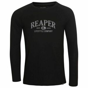 Reaper BCHECK Pánské triko s dlouhým rukávem, černá, velikost obraz