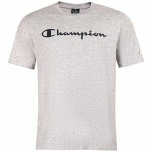 Champion CREWNECK LOGO T-SHIRT Pánské tričko, šedá, velikost obraz