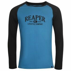 Reaper BCHECK Pánské triko s dlouhým rukávem, modrá, velikost obraz