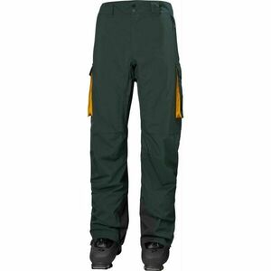 Helly Hansen ULLR Z Pánské lyžařské kalhoty, tmavě zelená, velikost obraz