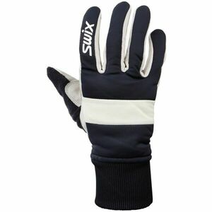 Swix CROSS Dámské rukavice na běžecké lyžovaní, tmavě modrá, velikost obraz