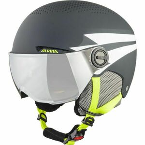 Alpina Sports ZUPO VISOR Dětská lyžařská helma, tmavě šedá, velikost obraz