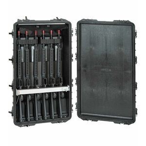 Odolný vodotěsný kufr na 6 pušek 10826 Explorer Cases® / se zbraňovým systémem (Barva: Černá) obraz