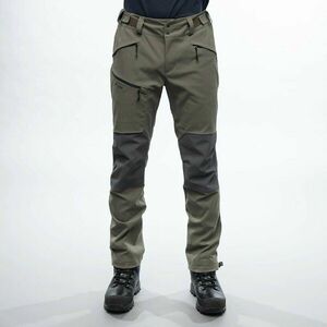 Softshellové kalhoty Fjorda Trekking Hybrid Bergans® – Green Mud / Solid Dark Grey (Barva: Green Mud / Solid Dark Grey, Velikost: XXL) obraz