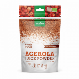 BIO Acerola Juice Powder 100 g - Purasana obraz