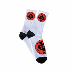 Ponožky BLACK HEART Red Ace Socks bílo-černo-červená 8-9 obraz