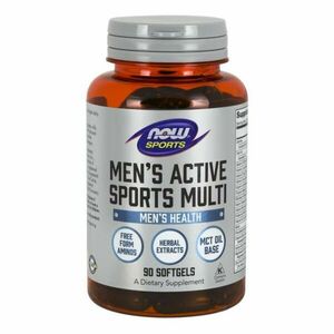 Multivitamín Men‘s Active Sports 90 kaps. - NOW Foods obraz