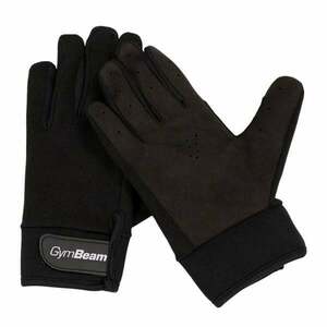 Fitness rukavice Full Finger Black L - GymBeam obraz